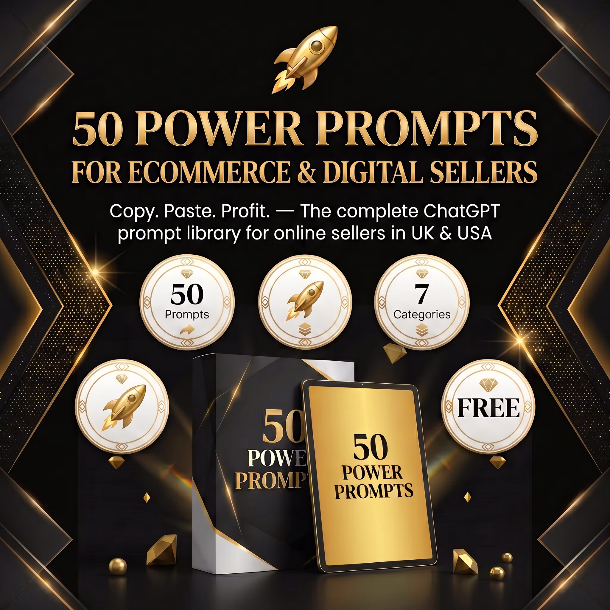 50POWER PROMPTS FOR ECOMMERCE