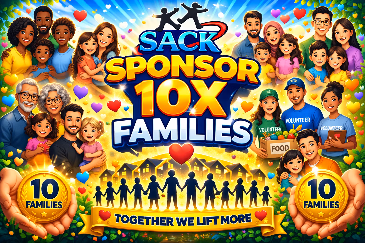 Sponsor 10 Families in Need