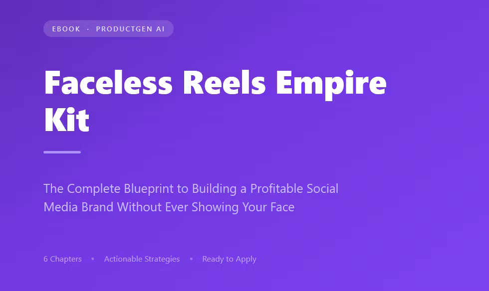 Faceless Reels Empire Kit