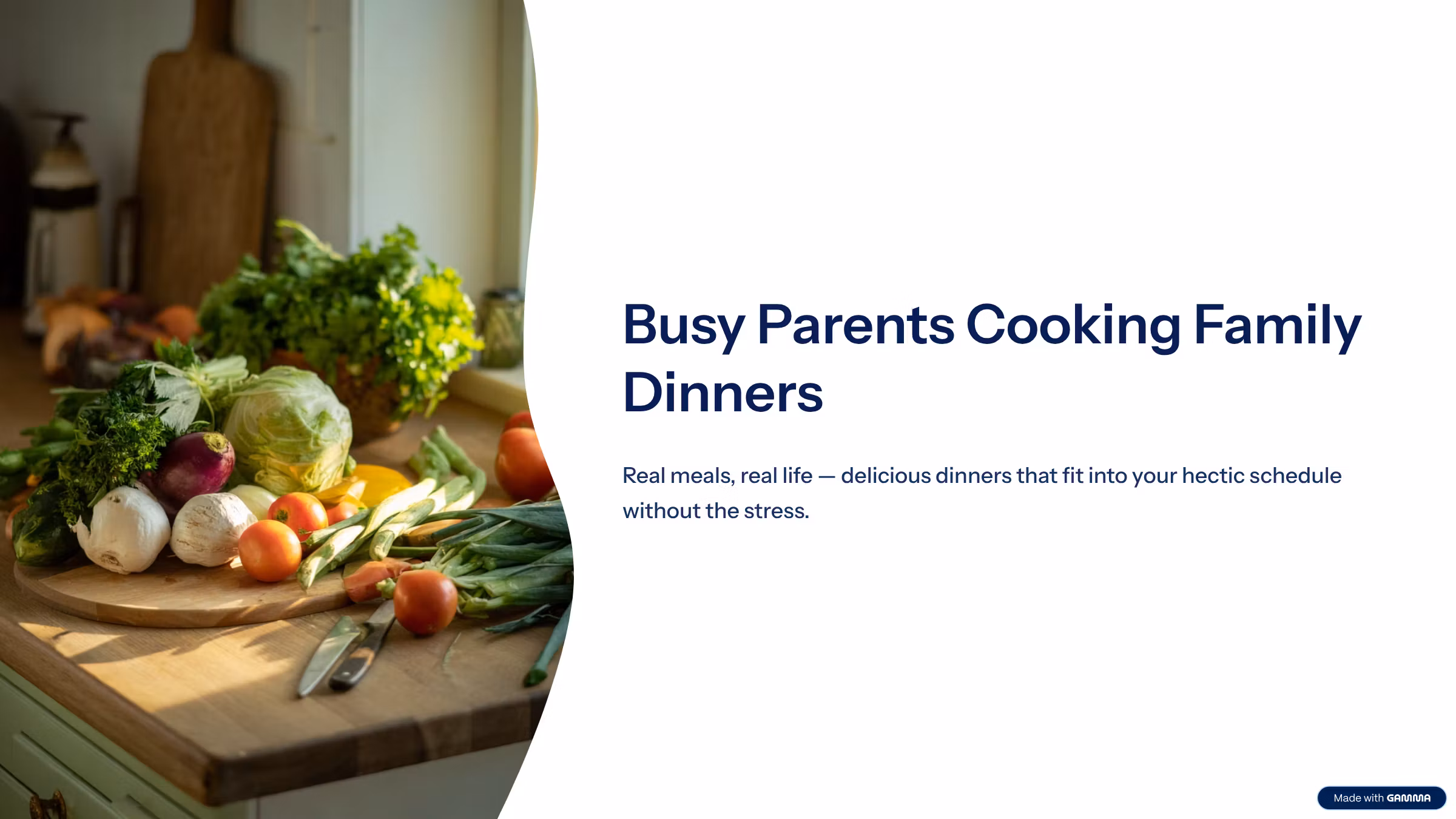 Busy Parents Cooking Family Dinners