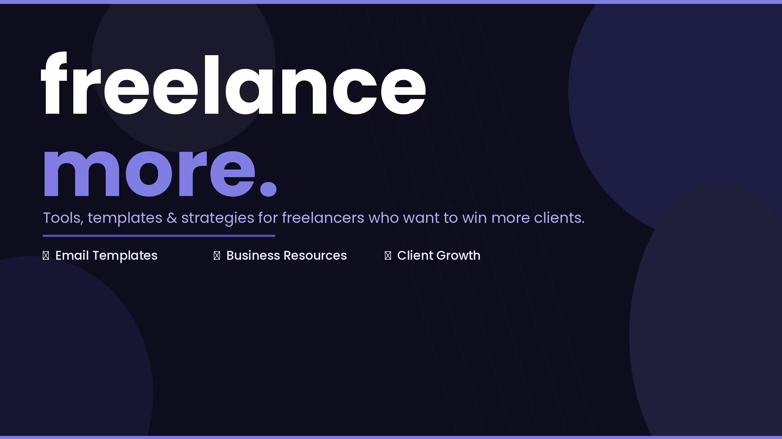 Freelance More