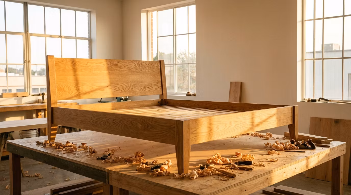 Build a Wooden Bed from Scratch