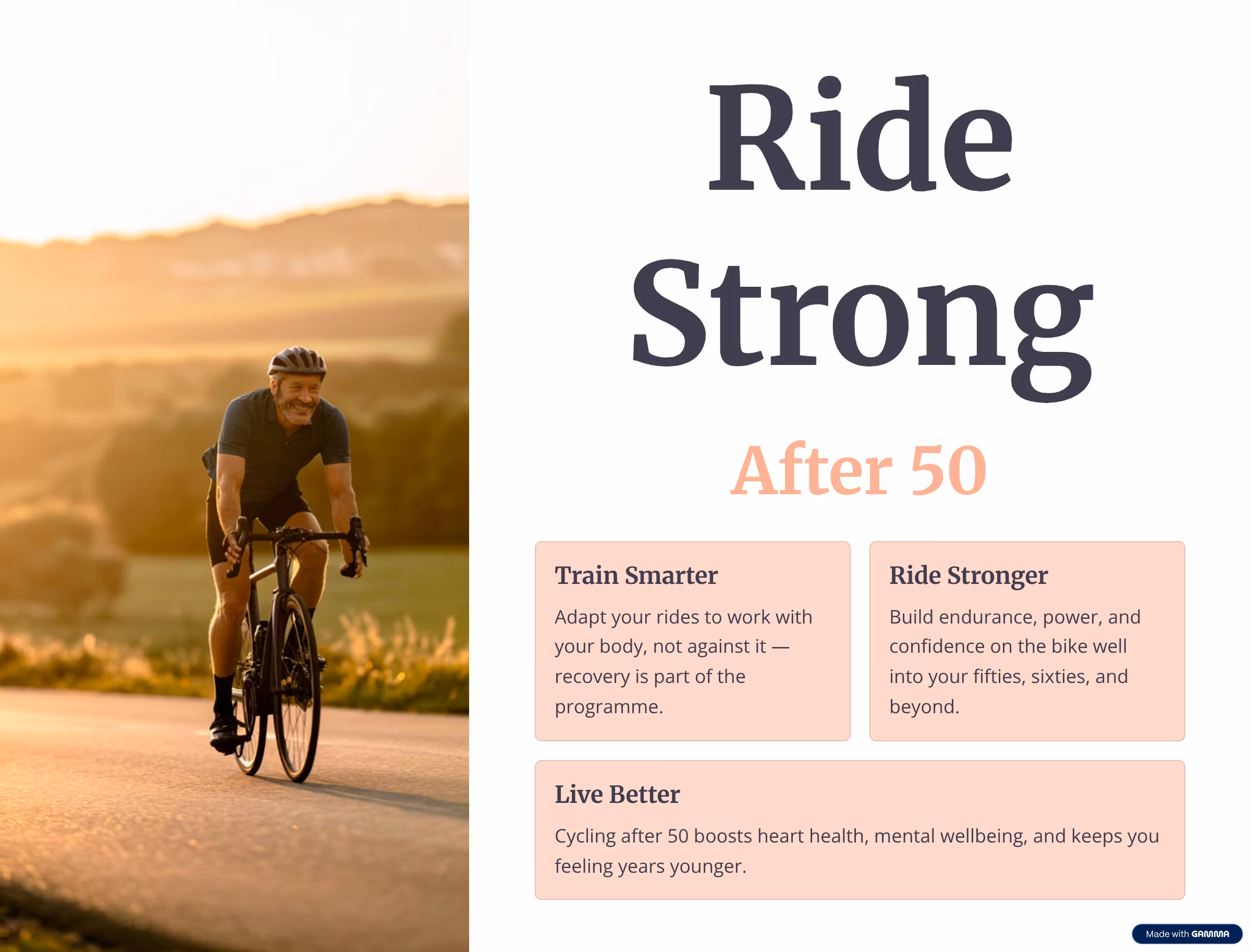 Ride Strong After 50.