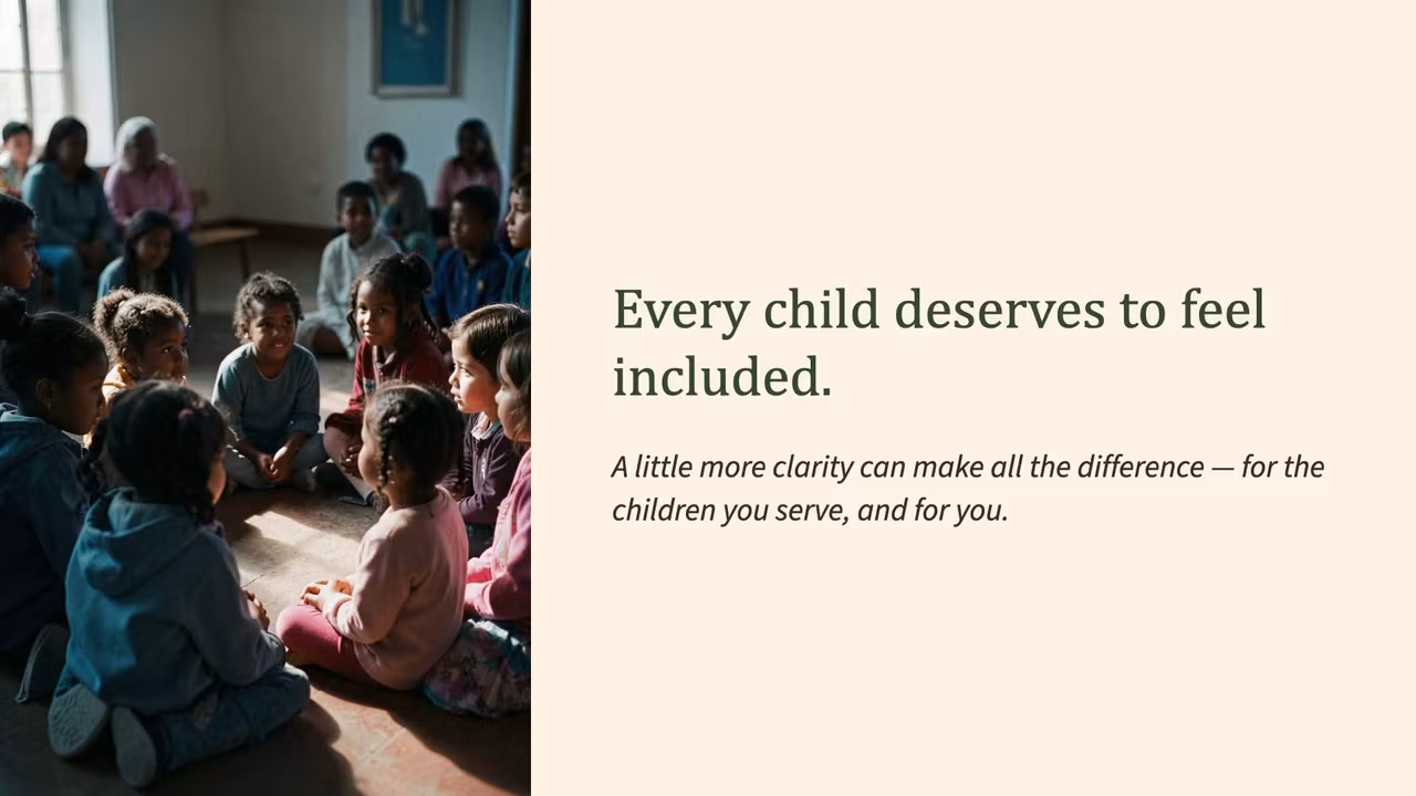 Bible Activities Guide for Special Needs Volunteers