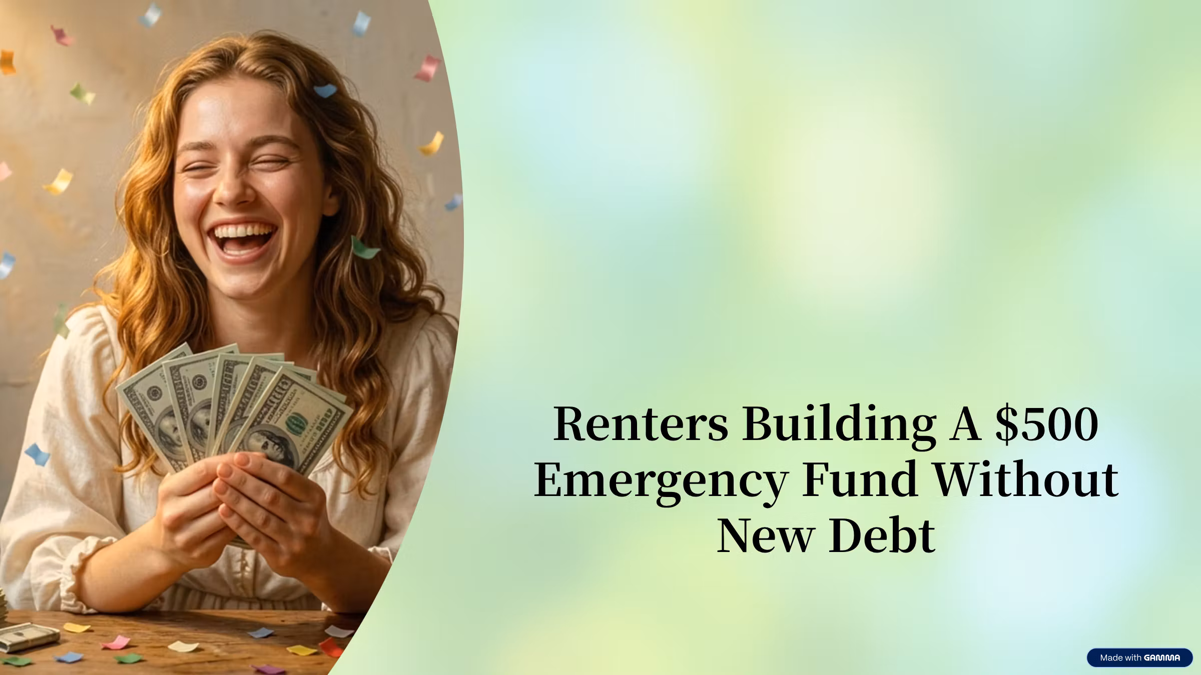 Renters Building A $500 Emergency Fund