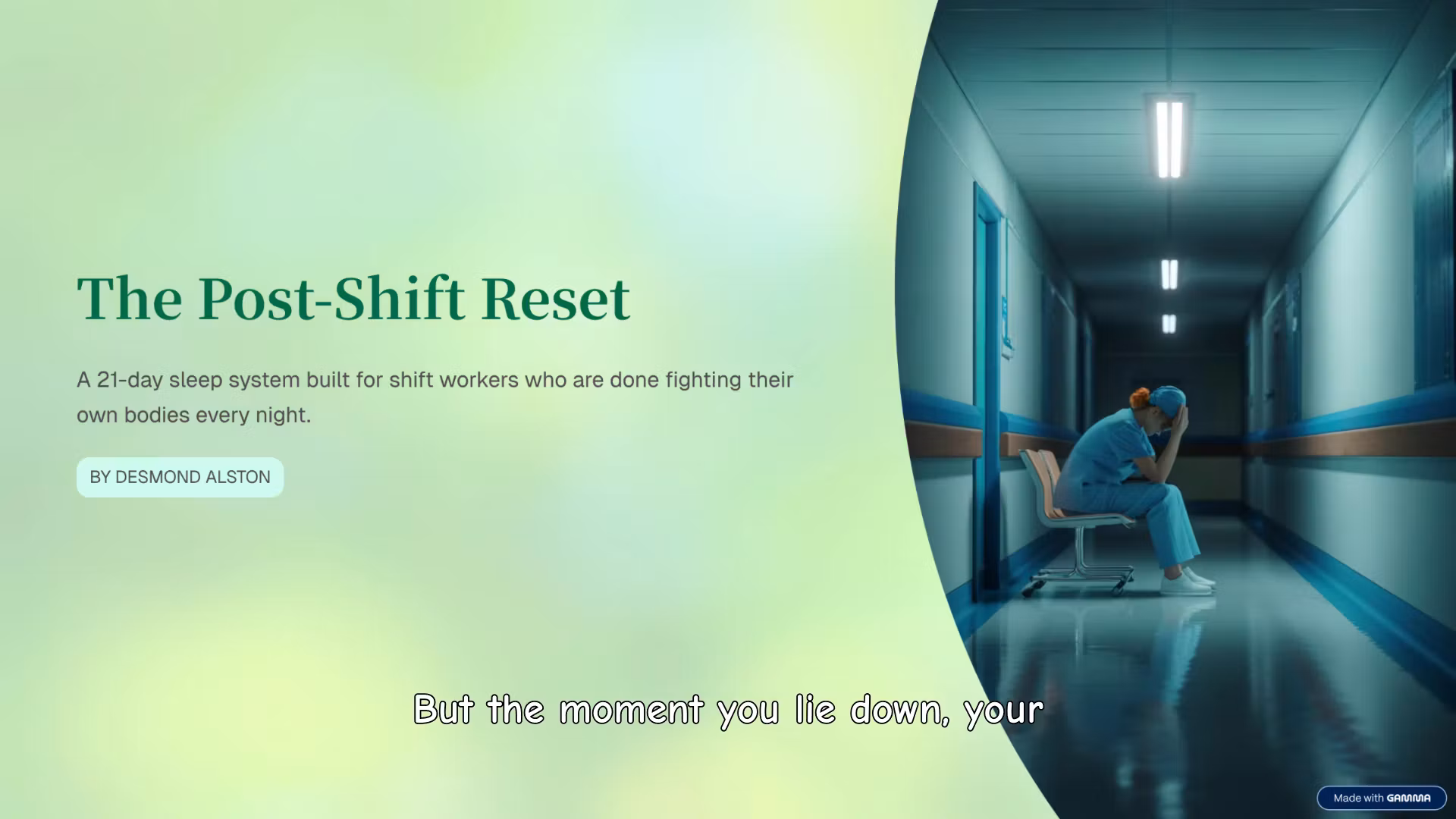 The Post-Shift Reset