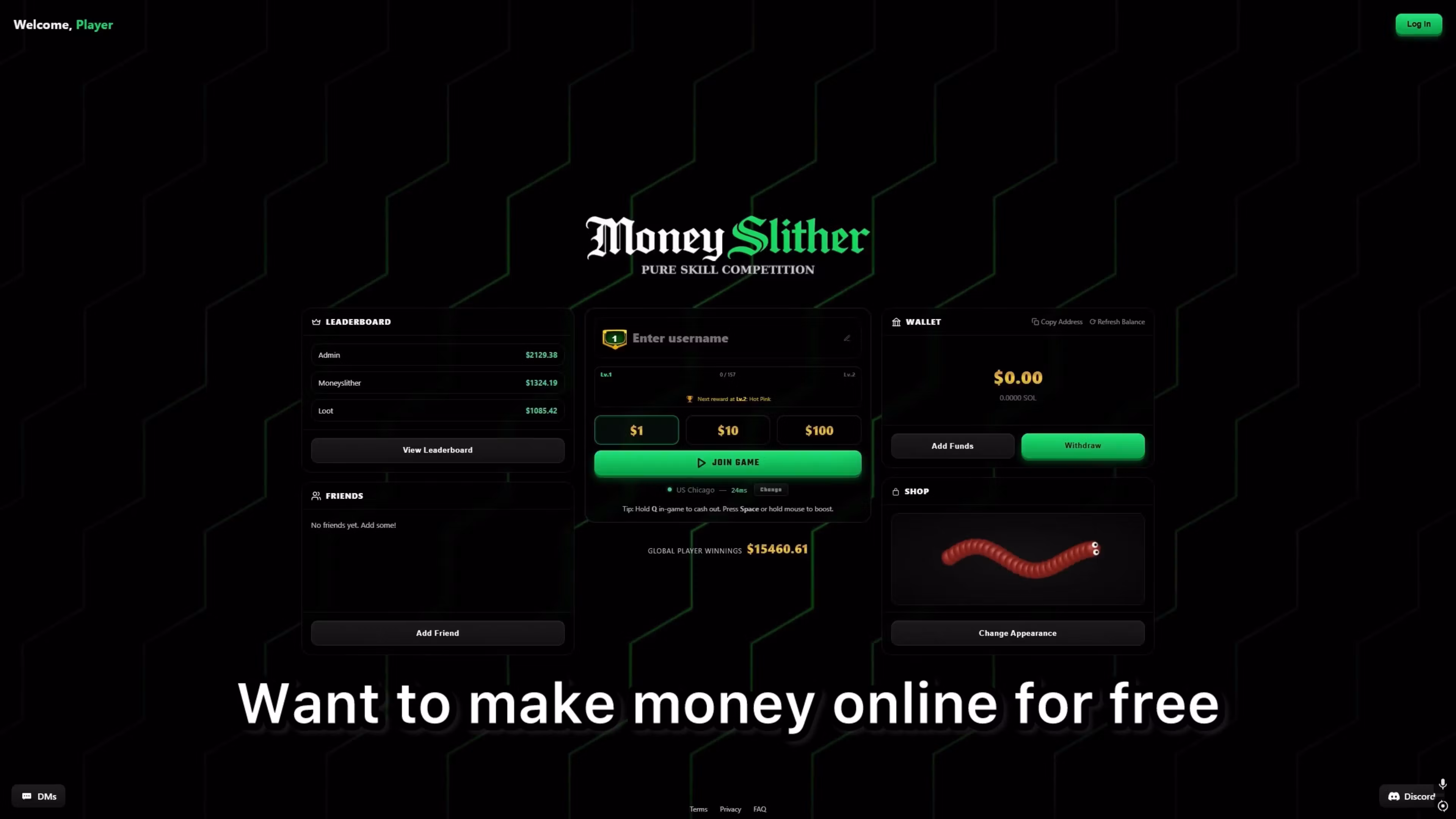 MoneySlither Clips