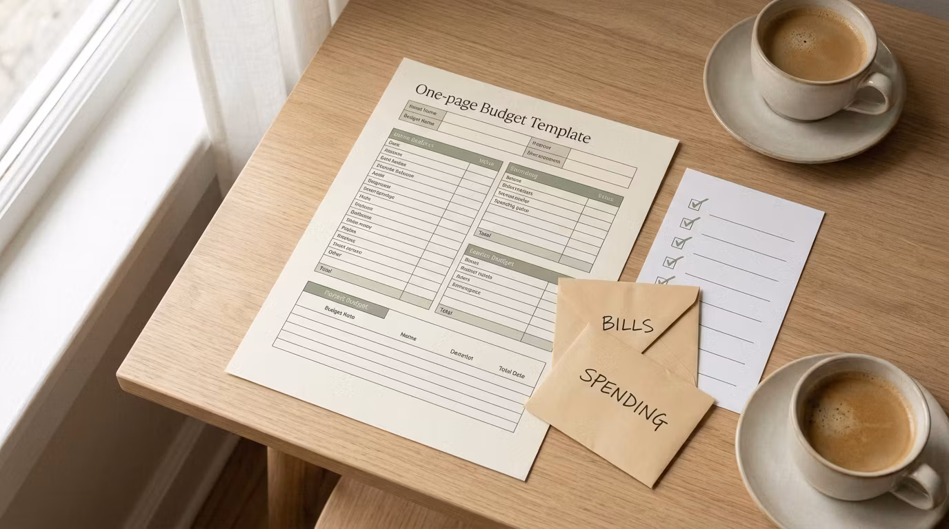 Adults Budgeting Without Spreadsheet Overwhelm