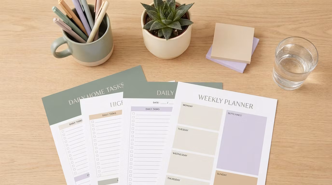 ADHD Home Tasks Worksheet Pack