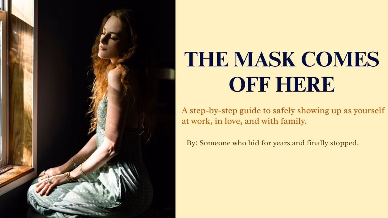  The Mask Comes Off Here.
