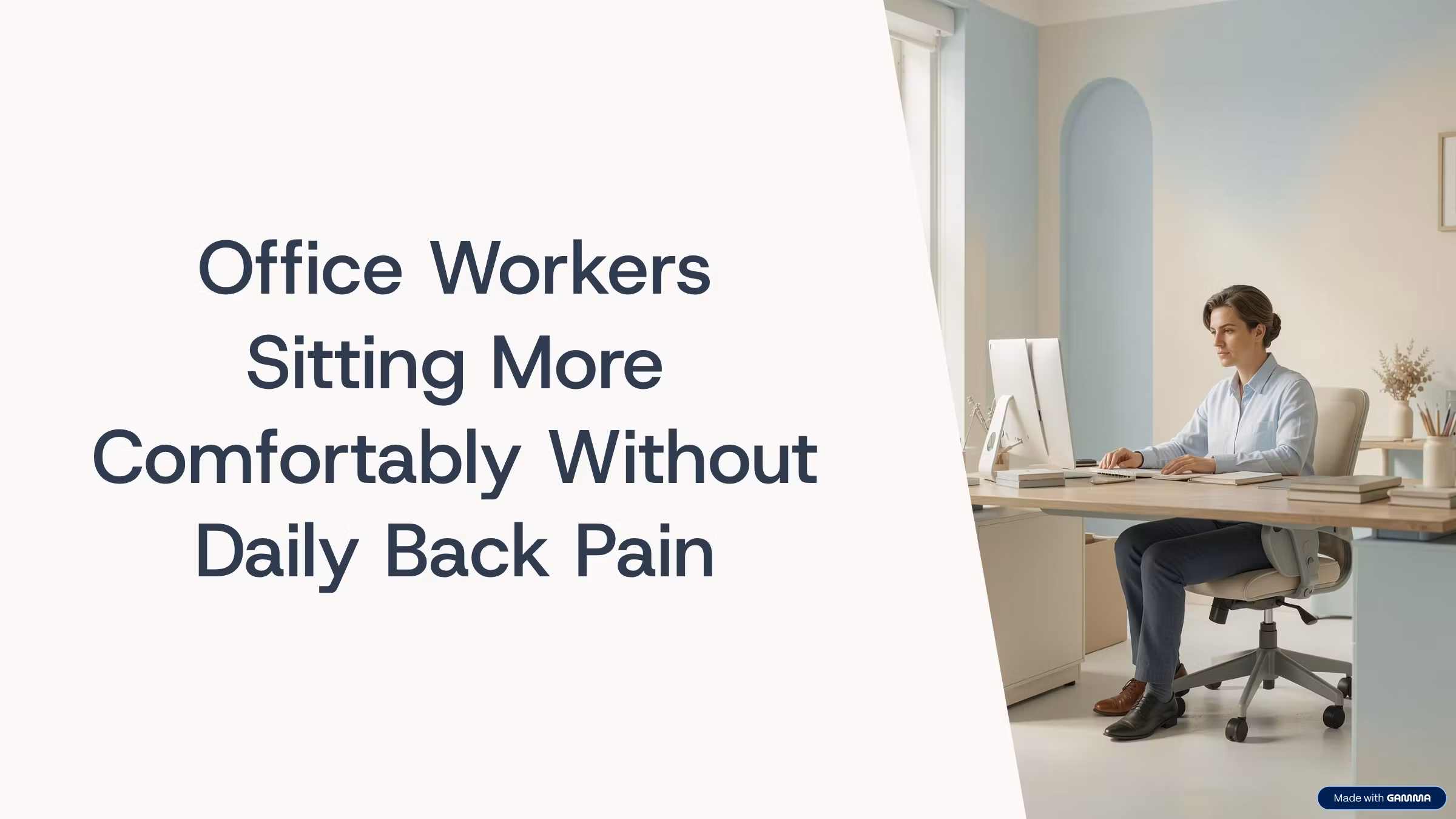 Office Workers Without Daily Back Pain