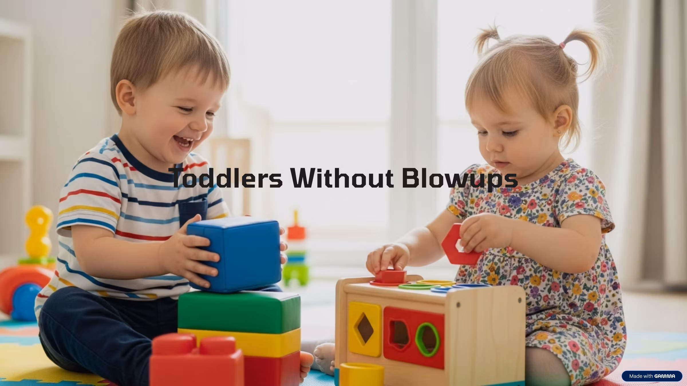 Toddlers Without Blowups