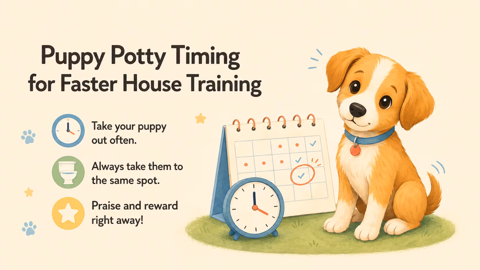 The Secret to Faster Puppy House Training