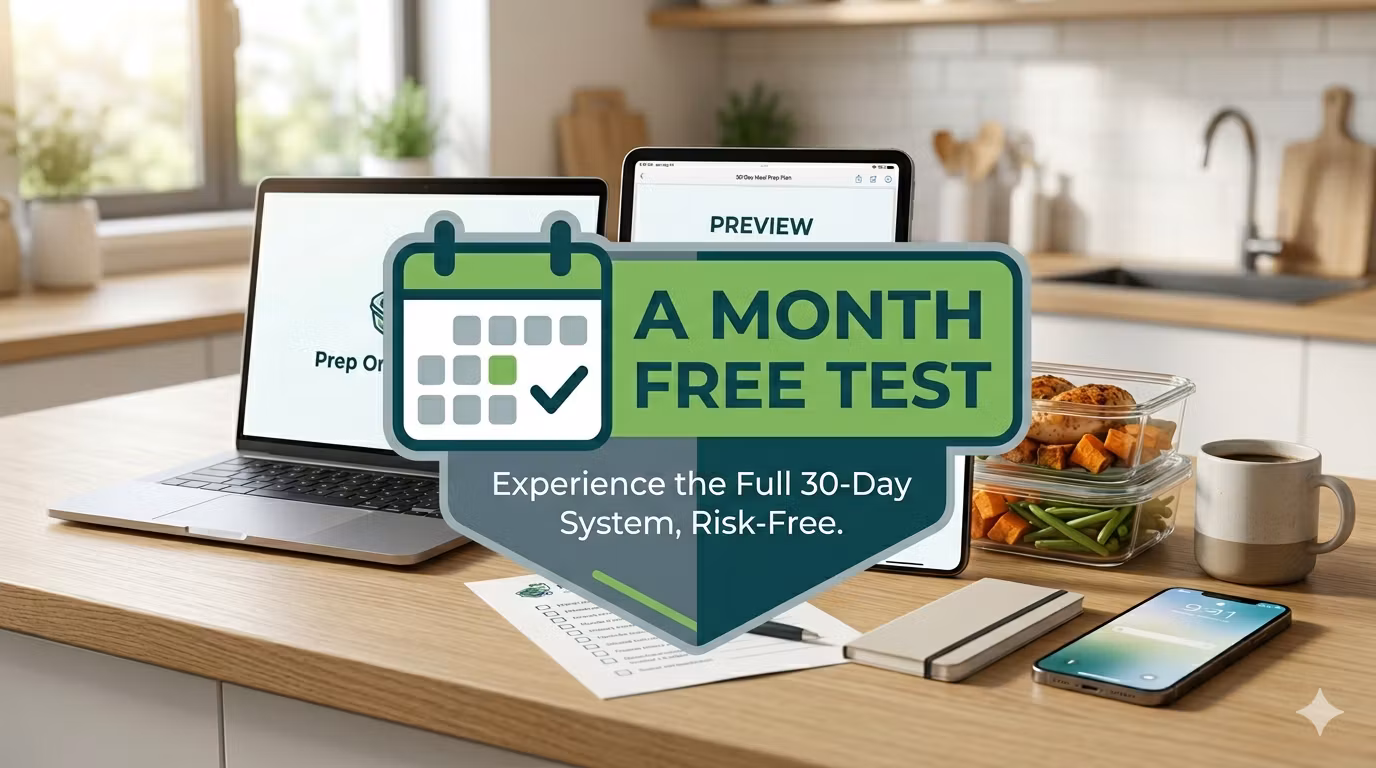 Free 30 Day Meal Prep System