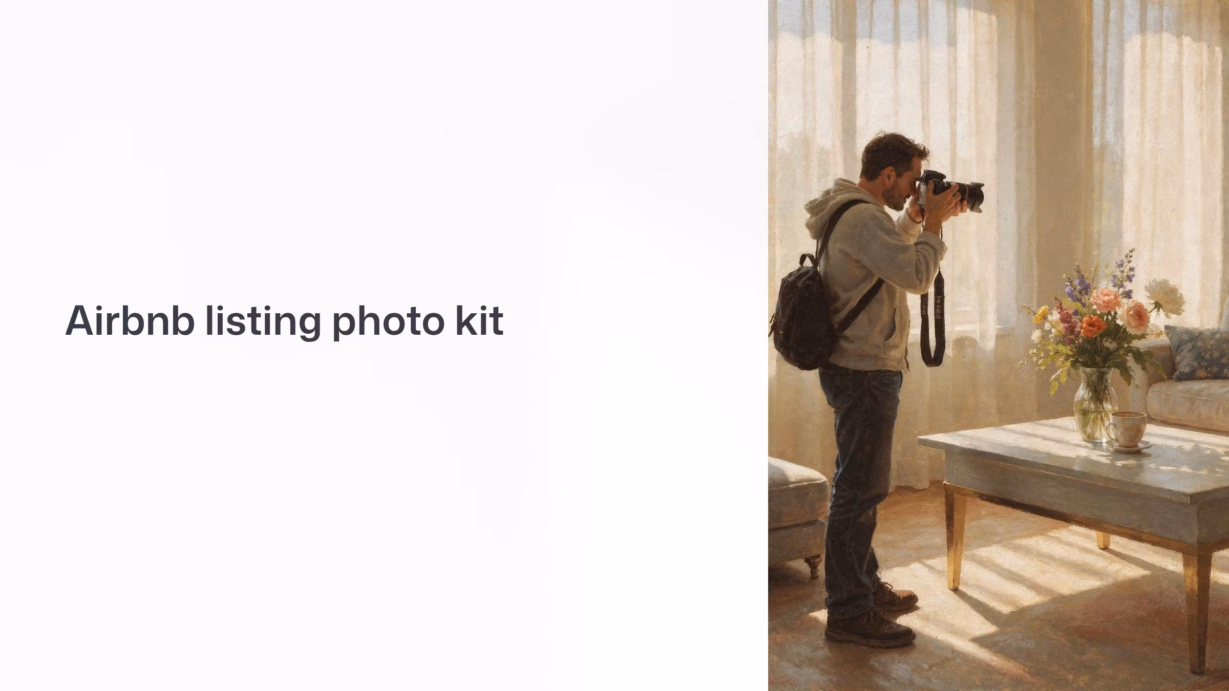 Airbnb Listing Photo Kit
