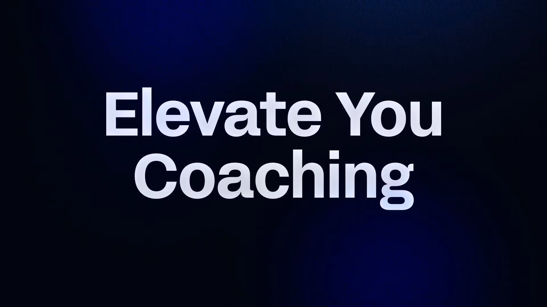 Elevate You Coaching
