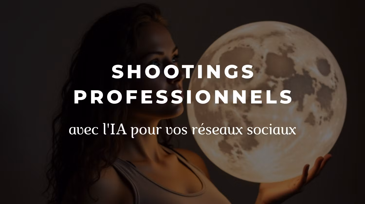 Shootings professionnels avec l'IA pour vos réseaux sociaux
