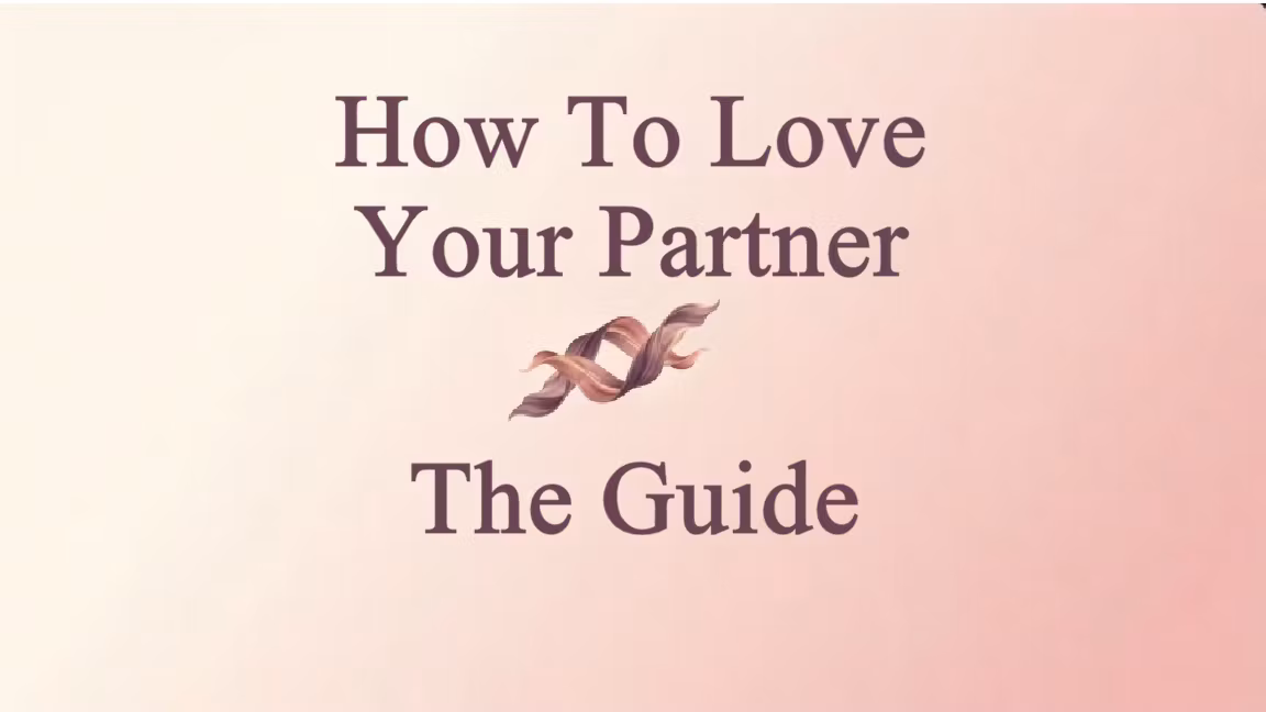 How To Love Your Partner