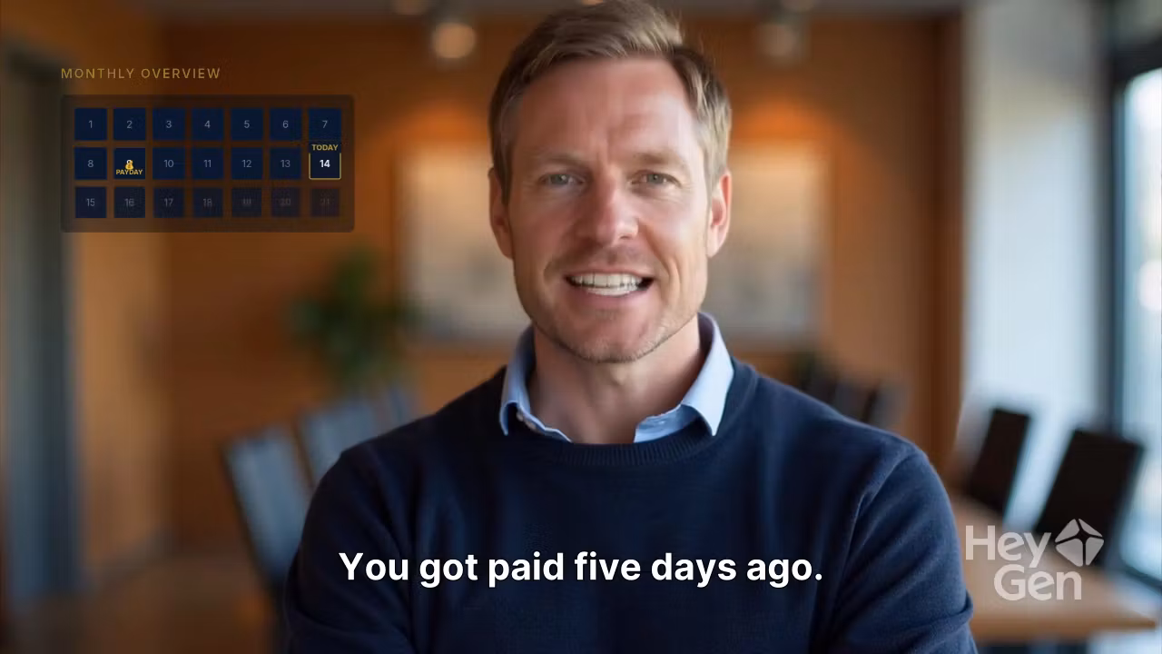 Adults Keeping Money In Account Until Month End