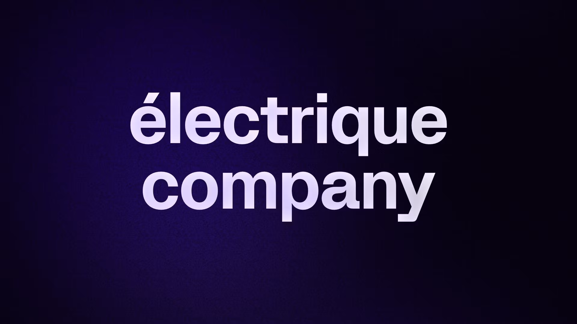 électrique company