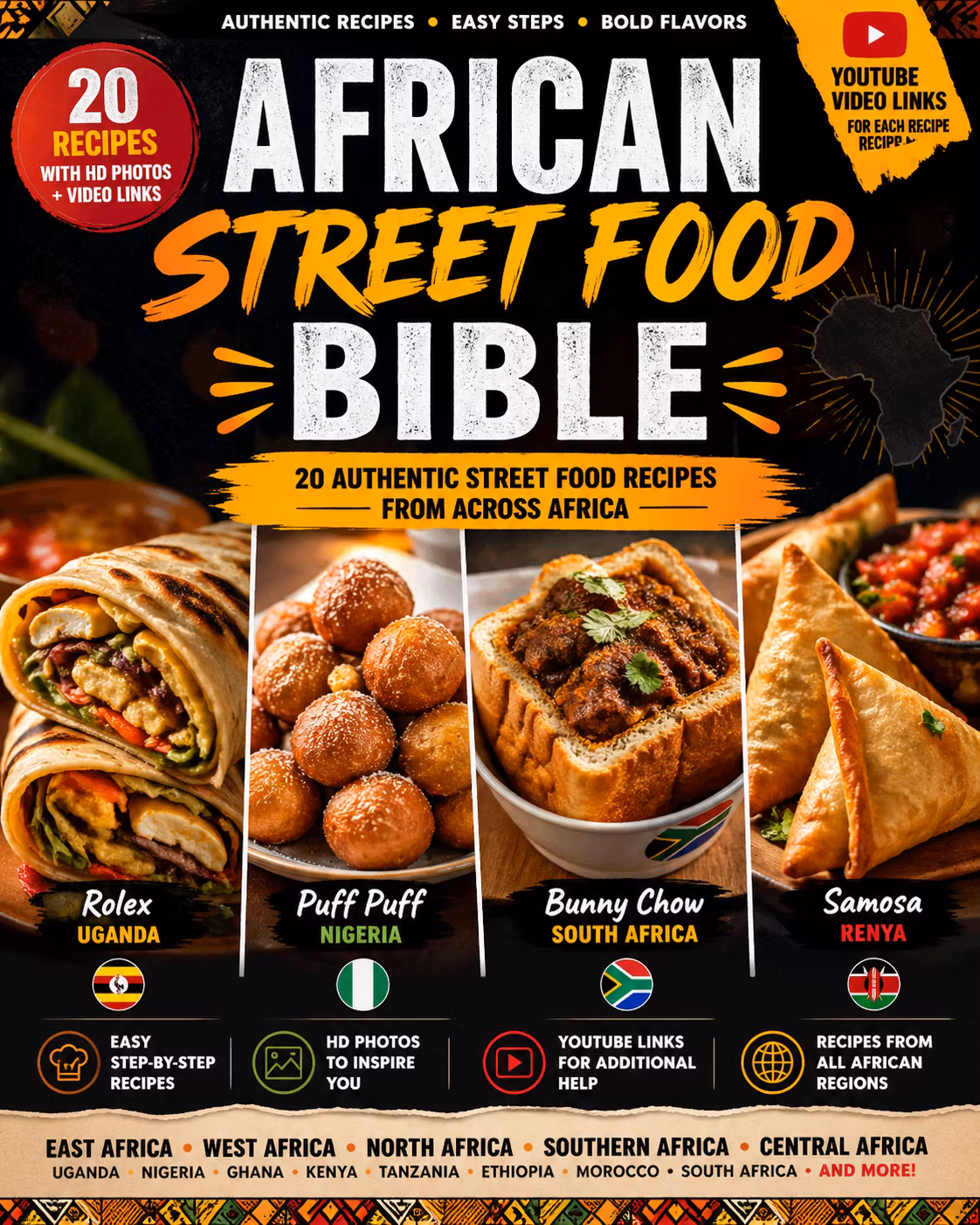 African Street Food Bible cookbook 
