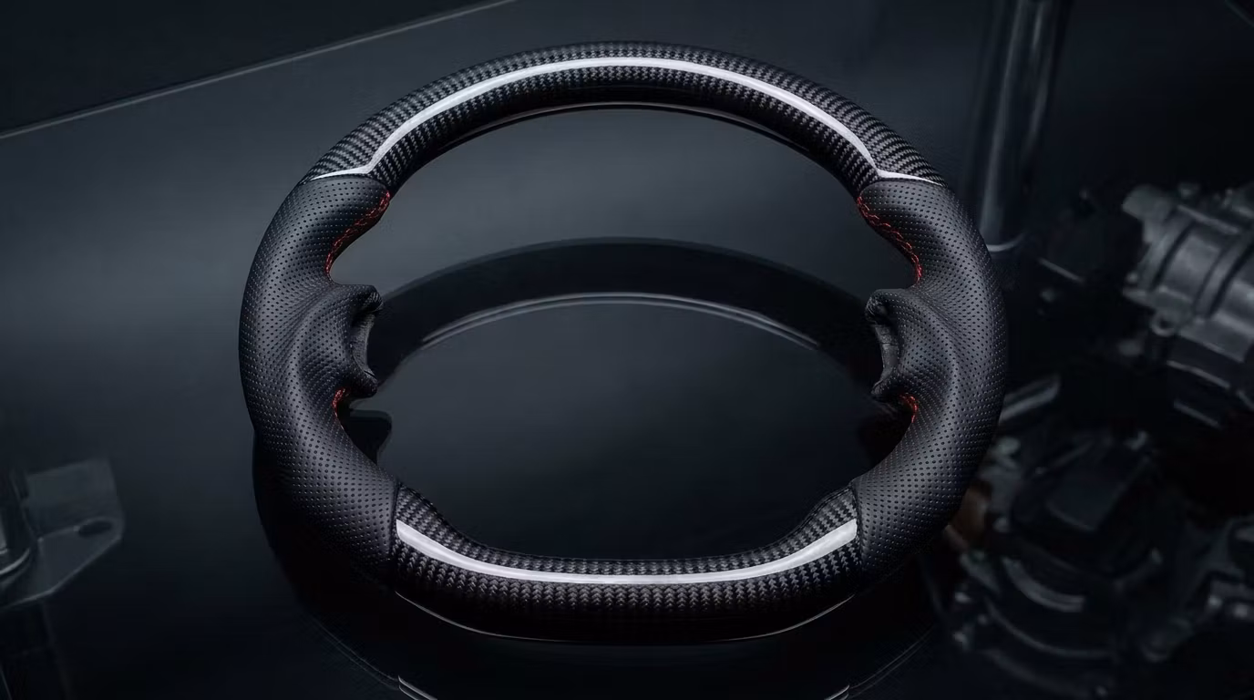 Carbon Fiber Steering Wheel Cover