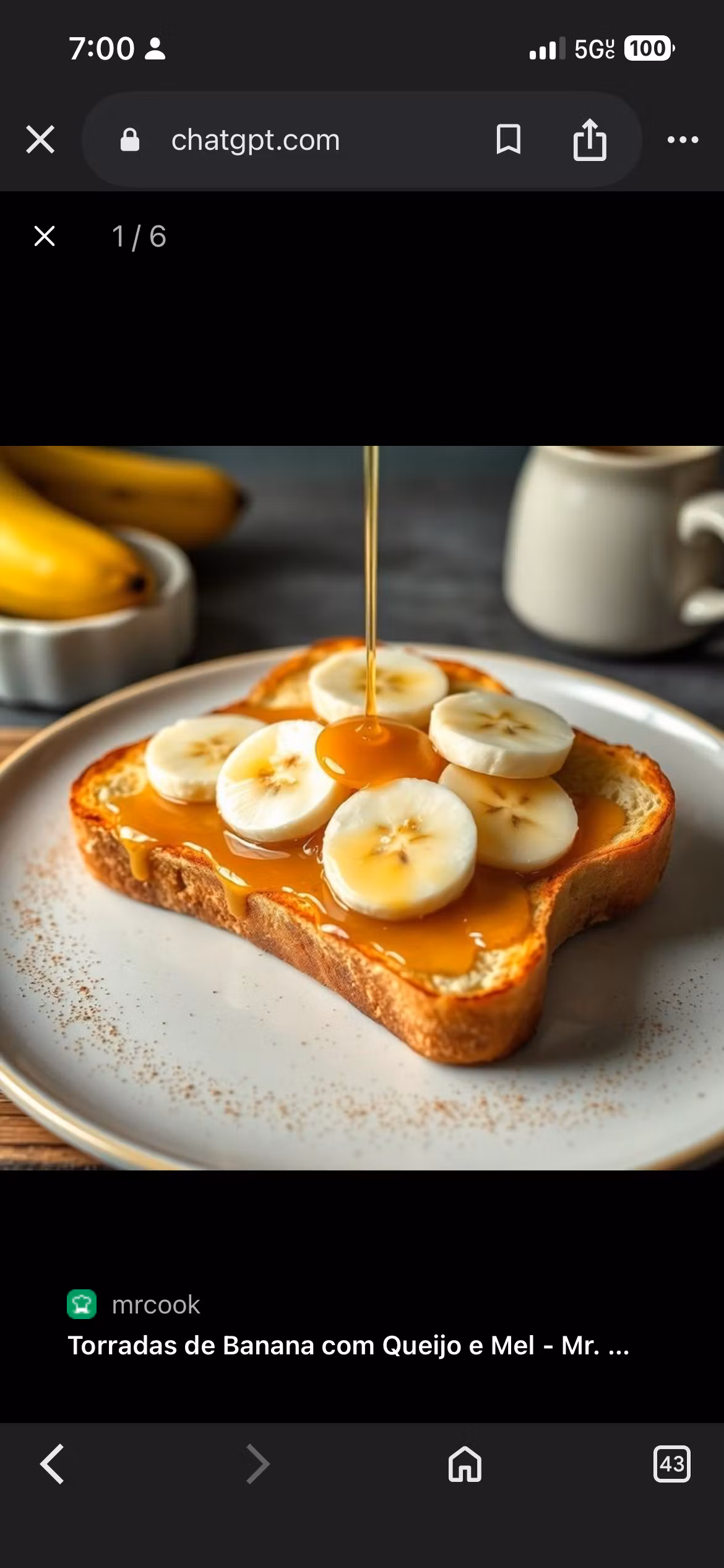 Banana toast