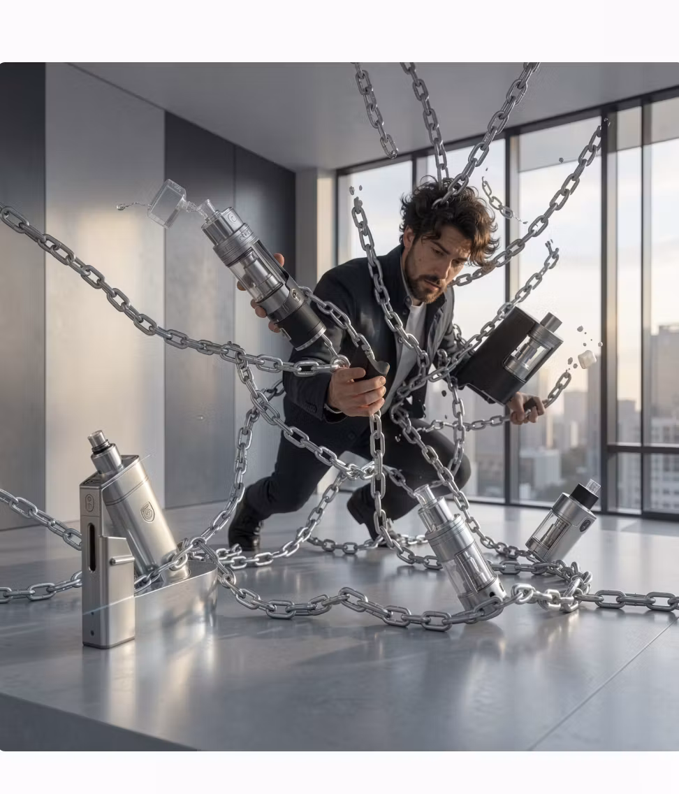 Heavy Vapers Break Morning Chains