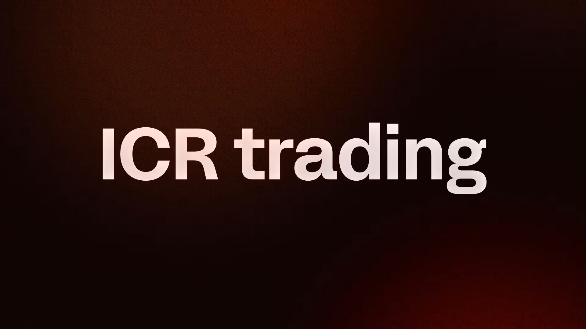 ICR trading 