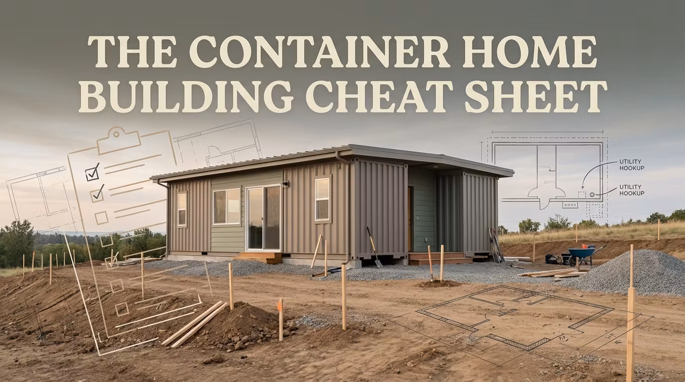 30‑Day Container Home Feasibility Blueprint