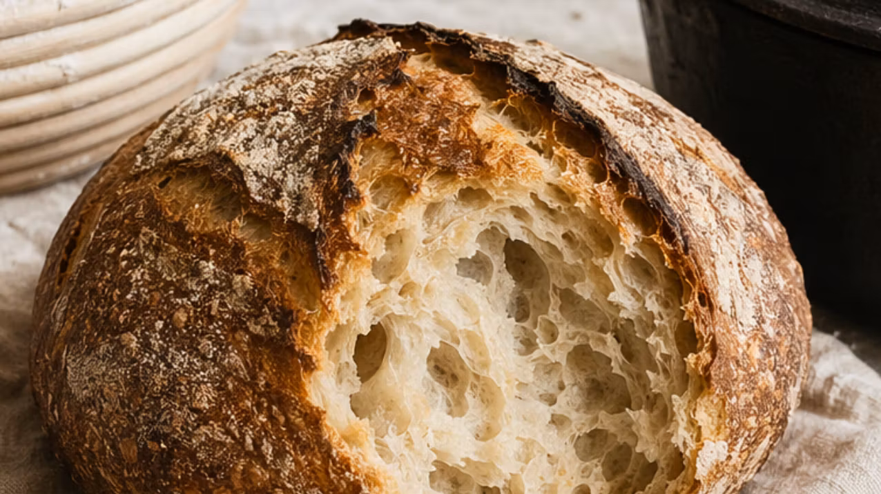 First time bakers making open crumb
