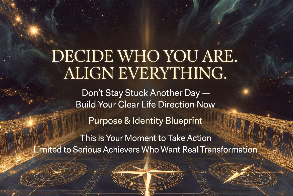 PURPOSE & IDENTITY BLUEPRINT FOR LIFE DIRECTION