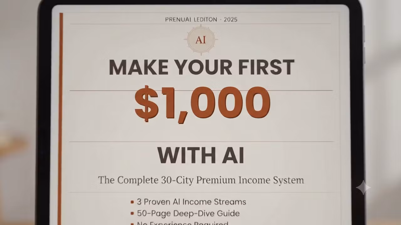 How to Make Your First $1,000 with AI (Beginner's Guide)
