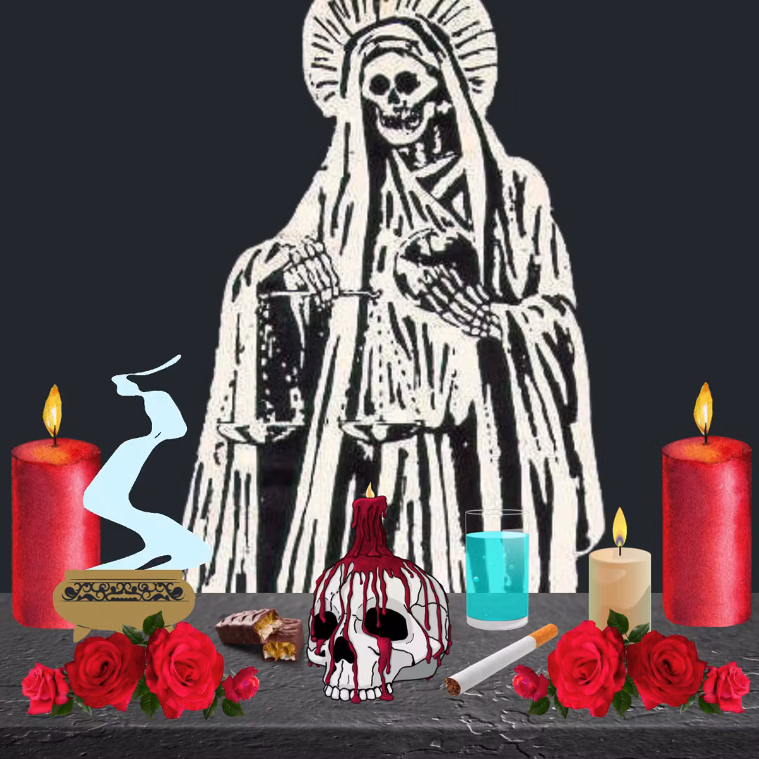 Digital Santa Muerte Altar