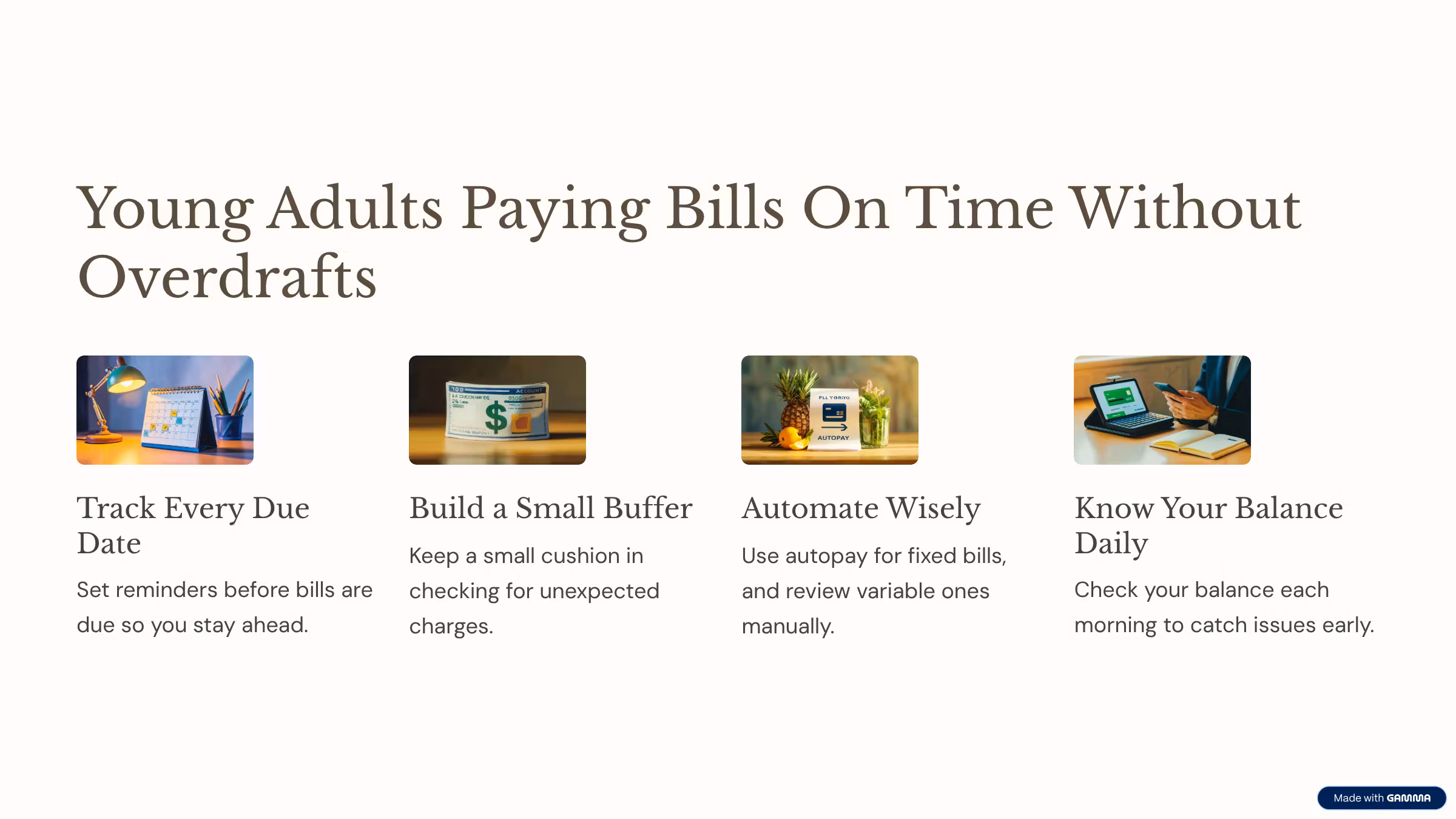 Young Adults Paying Bills On Time 