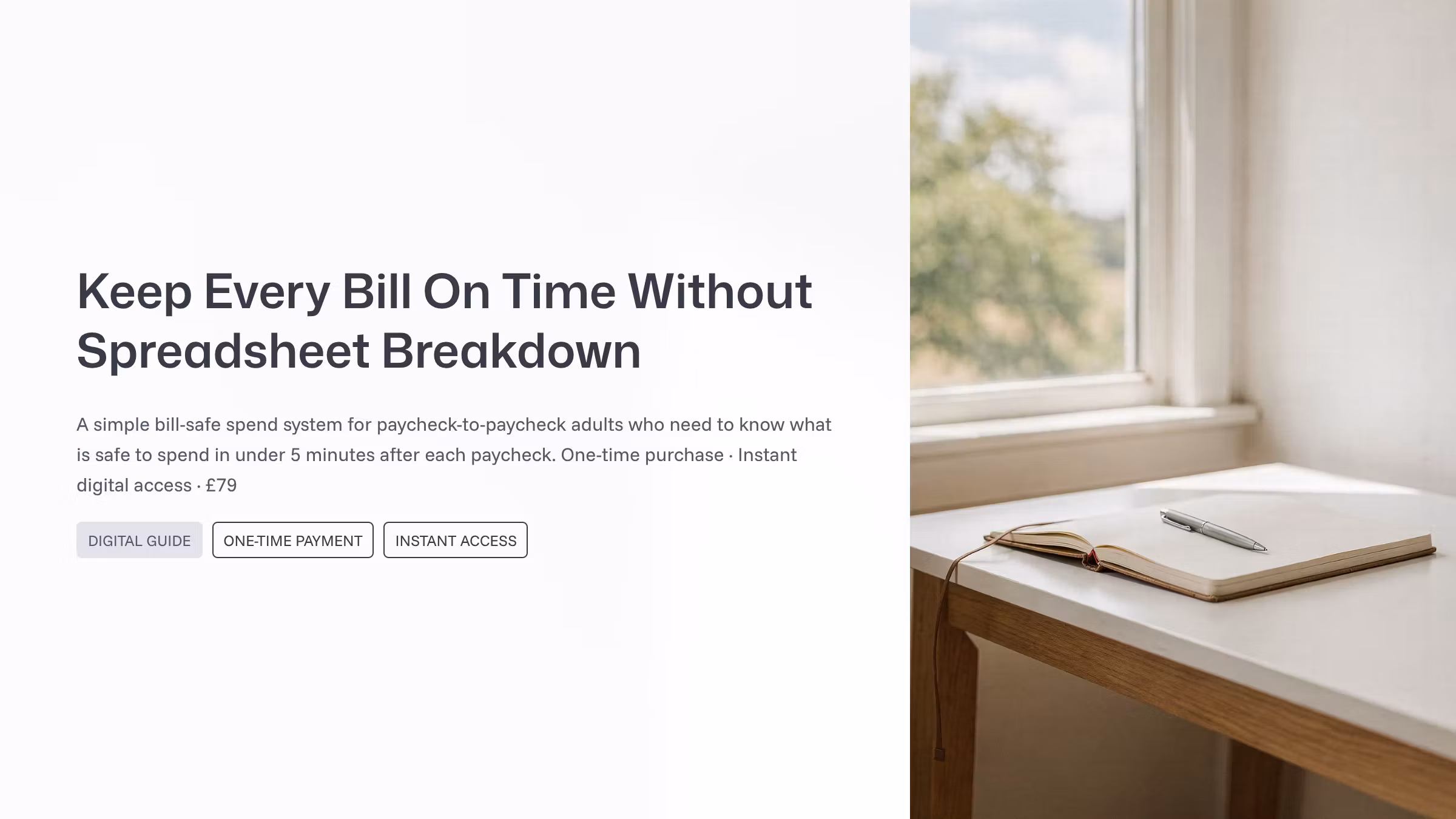 The No-Fail Bill Week Checklist