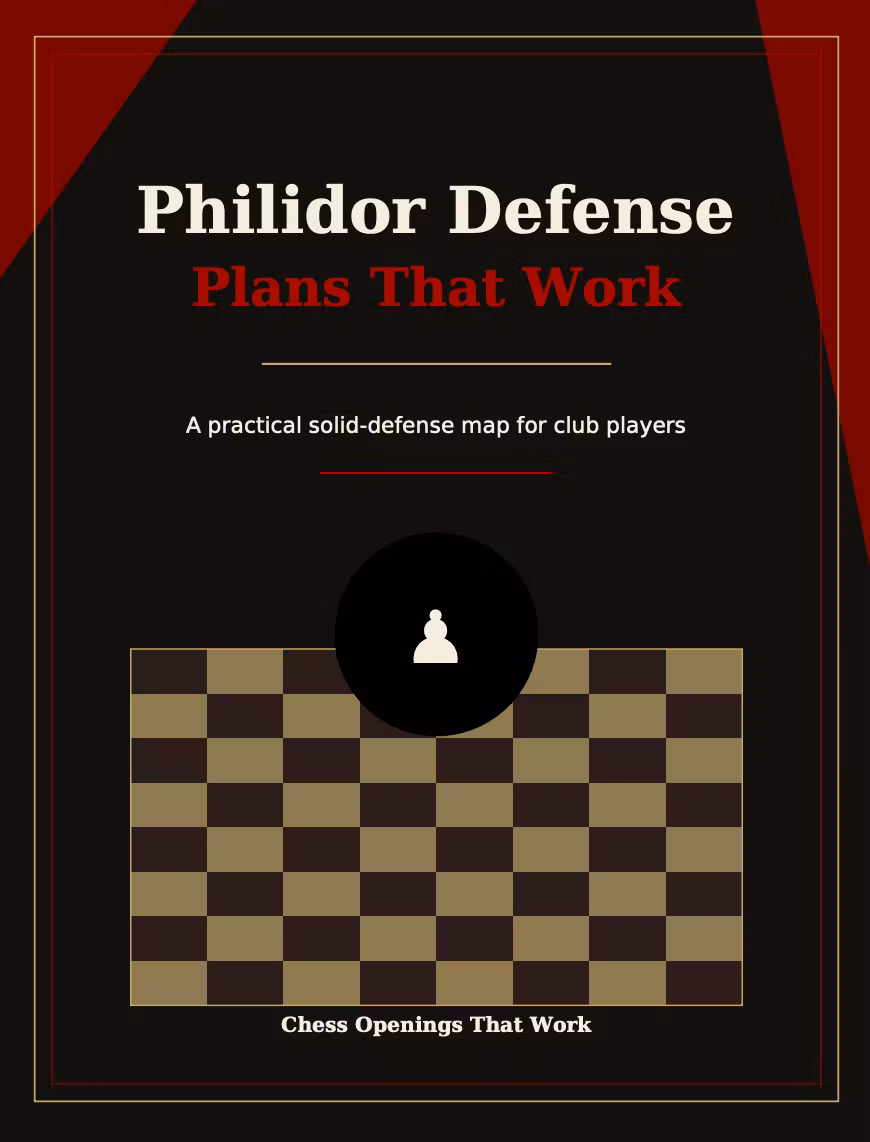 Philidor Defense Plans That Work