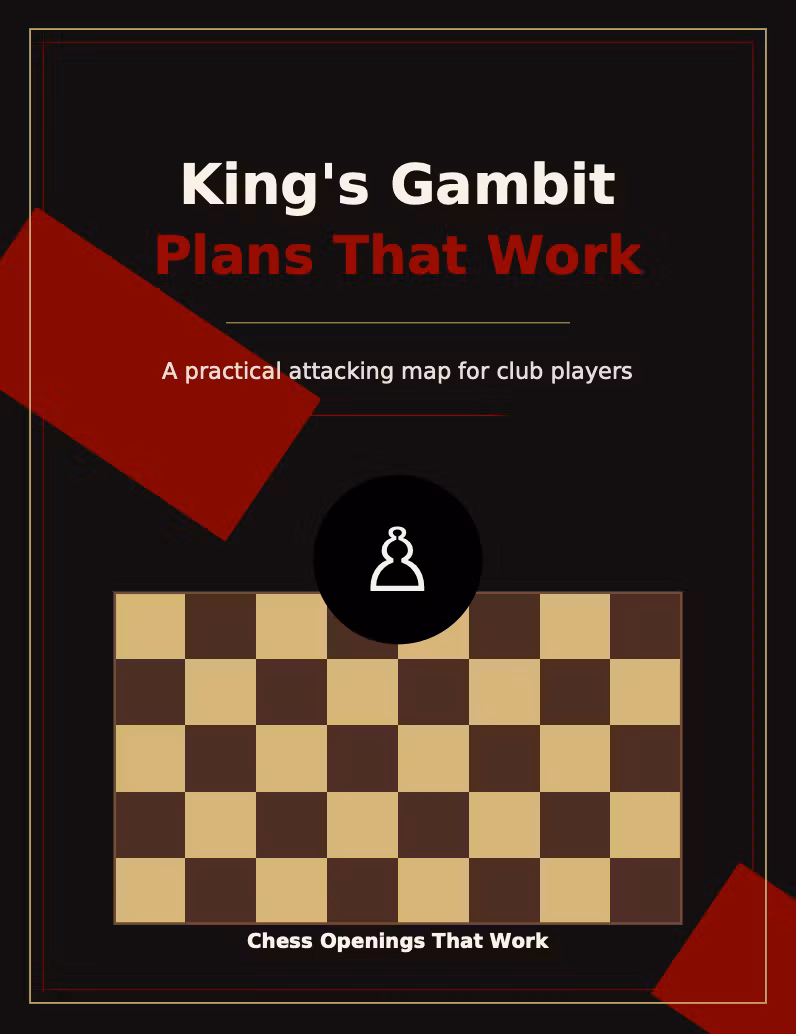 King's Gambit Plans That Work