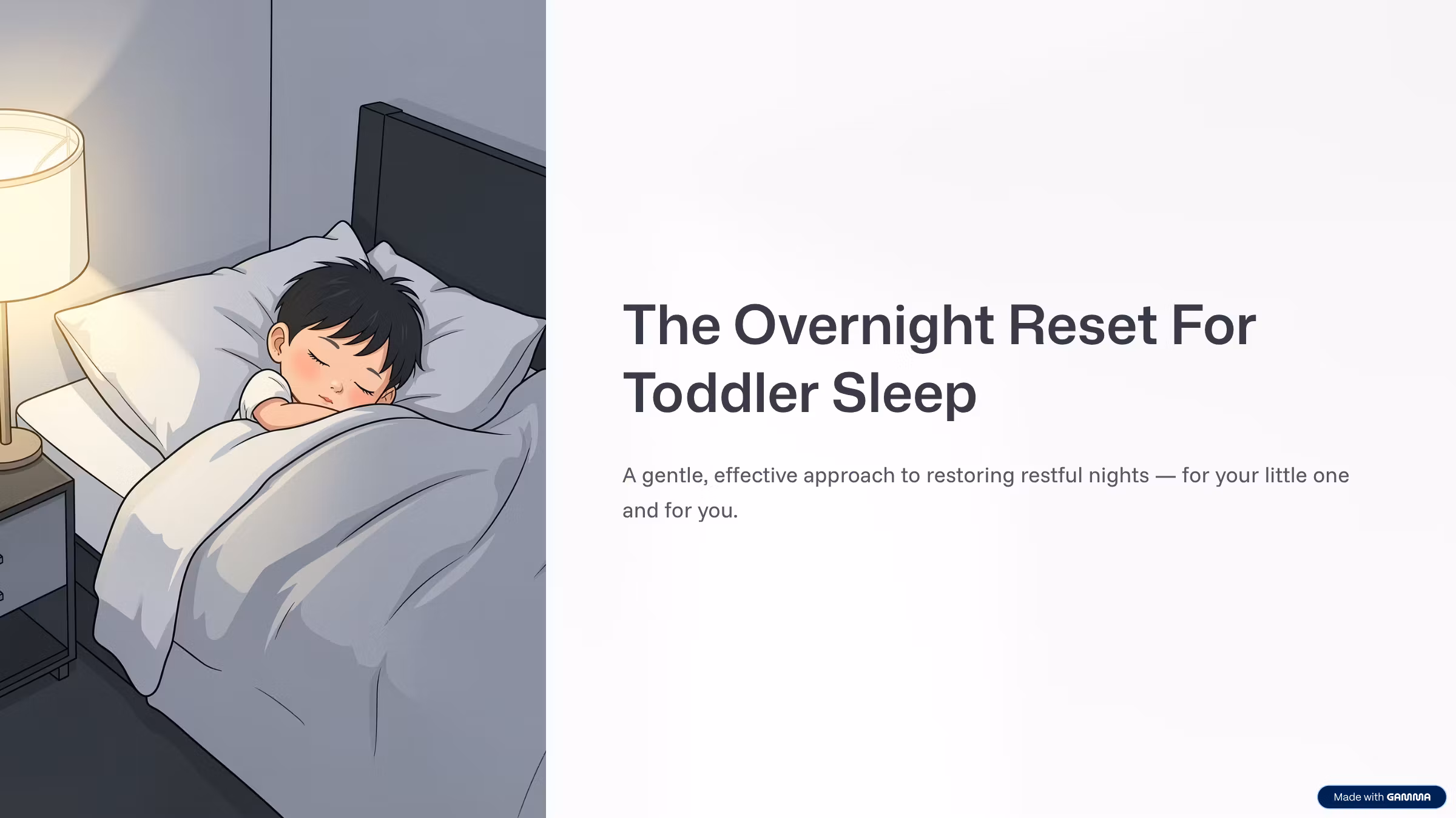 The Overnight Reset For Toddler Sleep