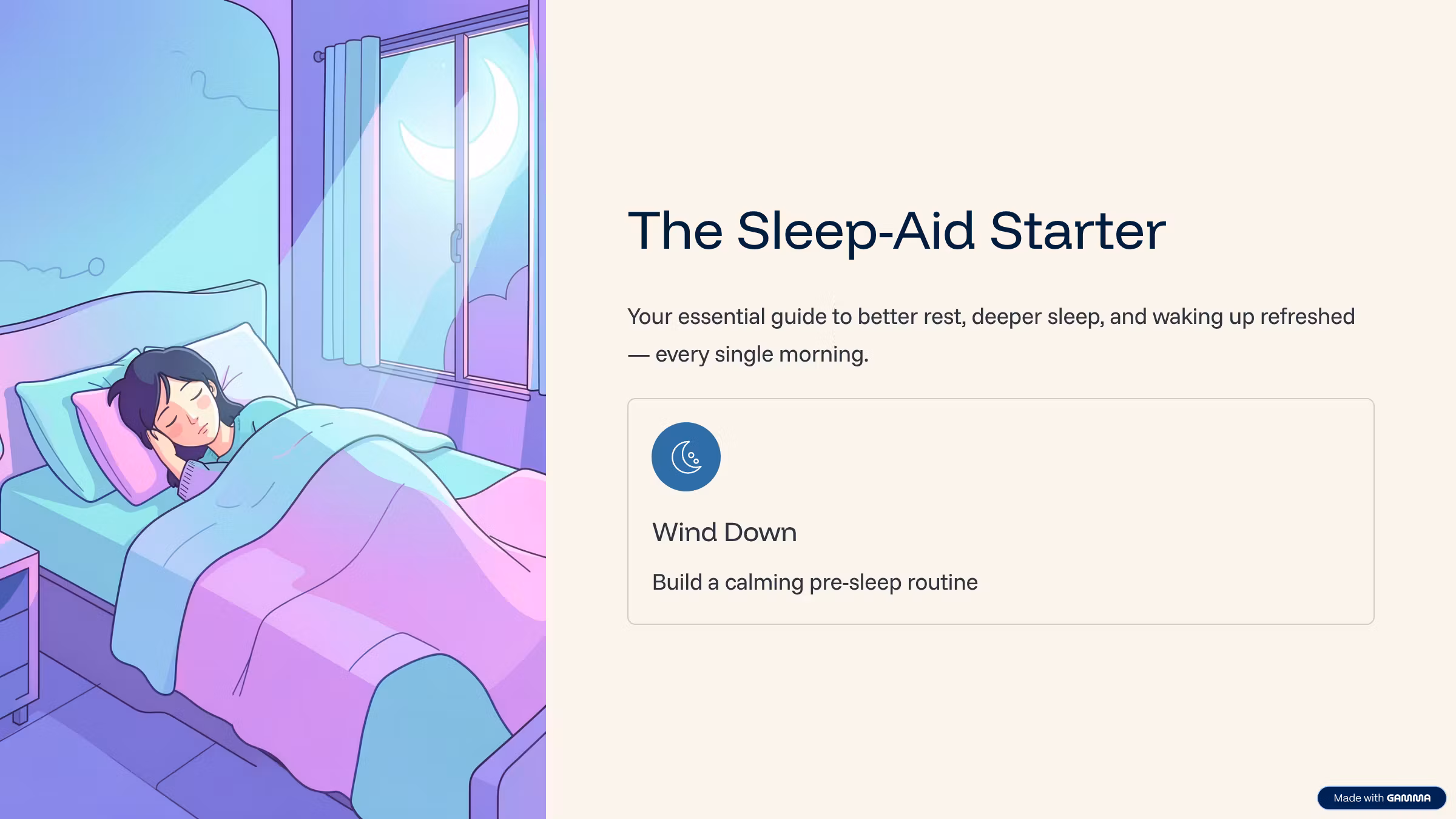 Sleep-Aid Starter