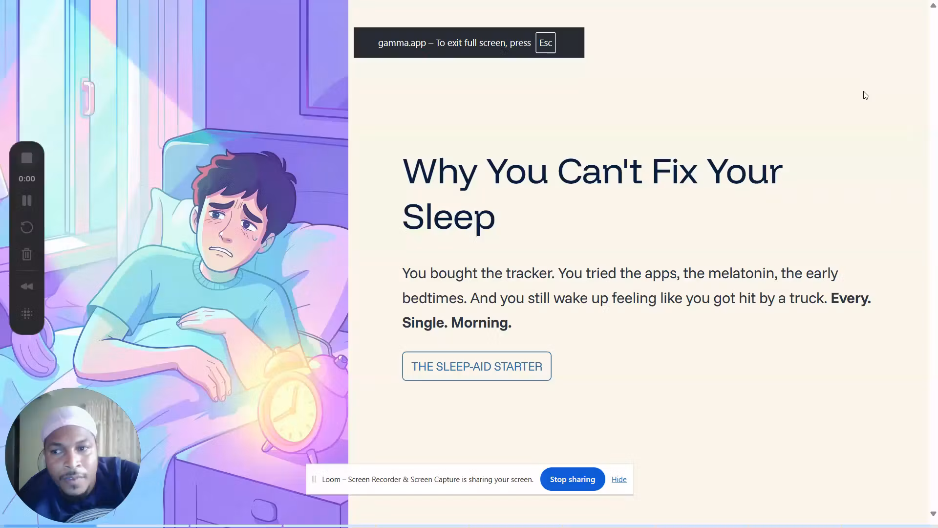 Sleep-Aid Starter