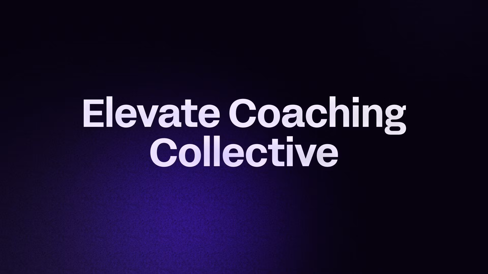 Elevate Coaching Collective