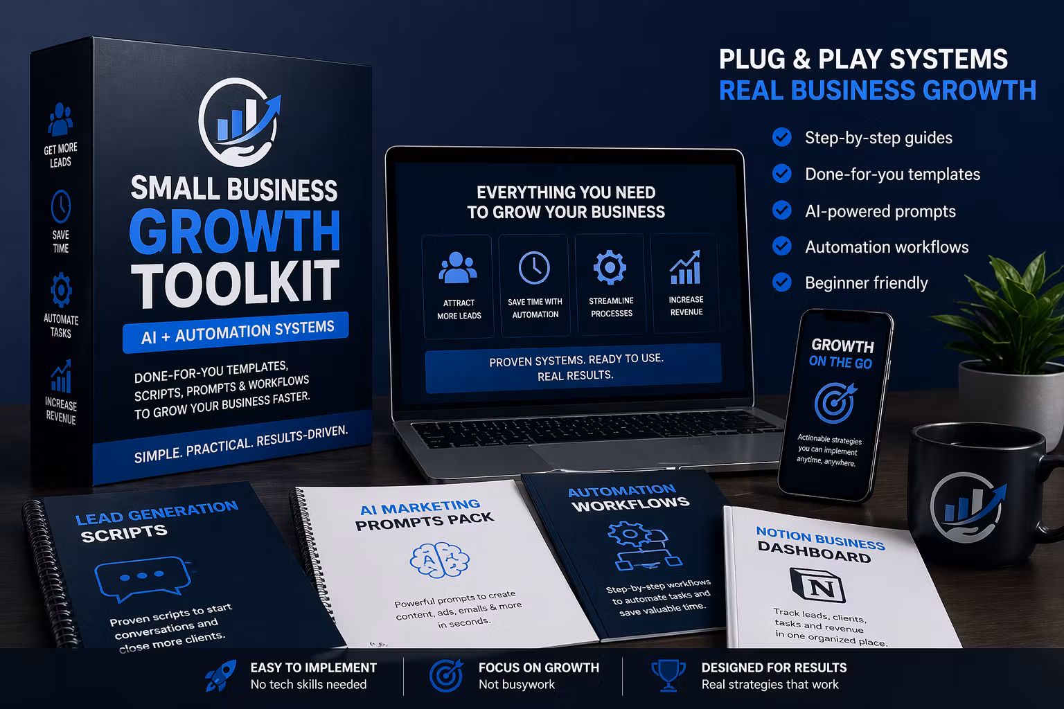 Small Business Growth Toolkit (AI + Automation Systems)
