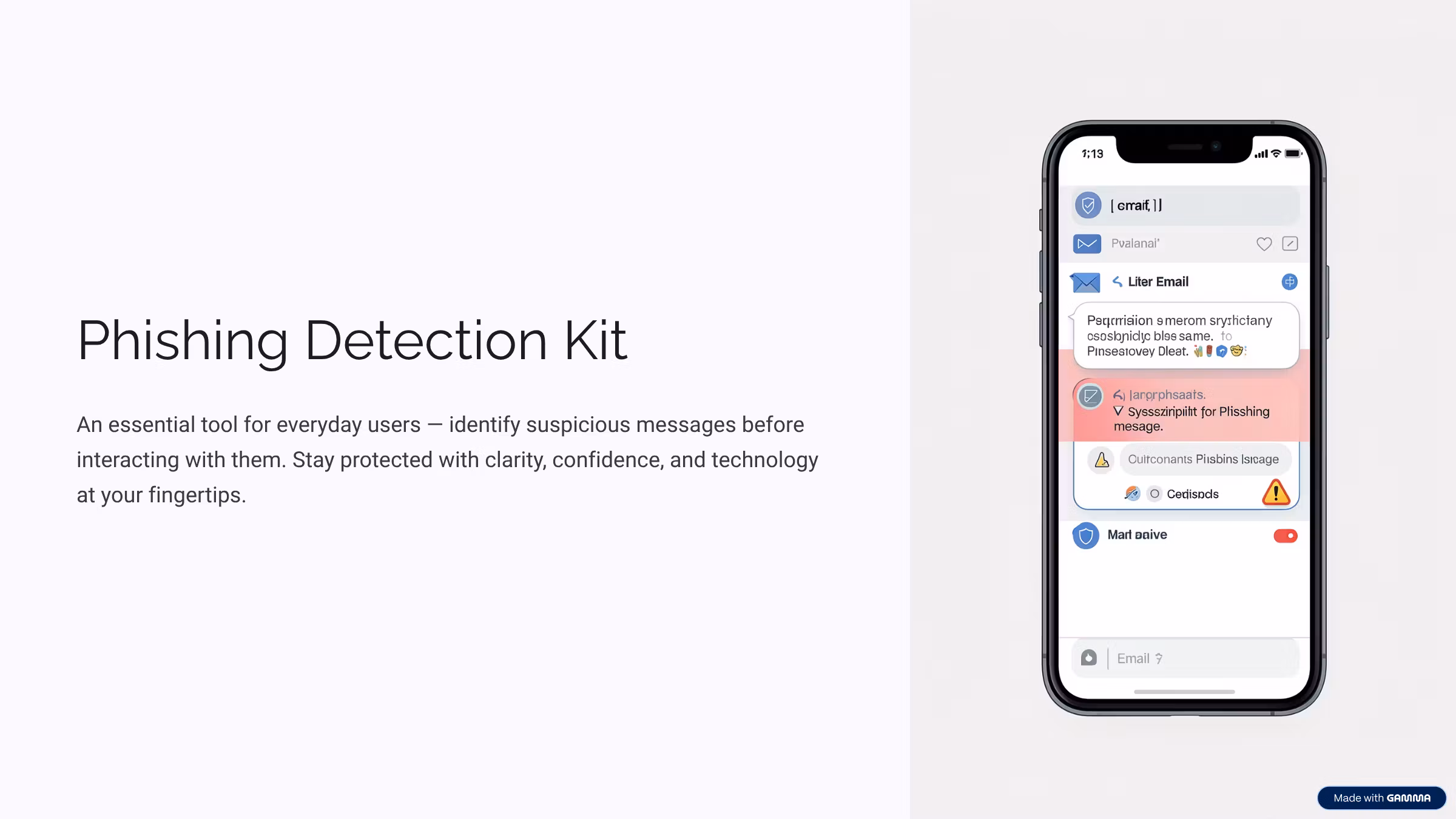 Phishing detection kit