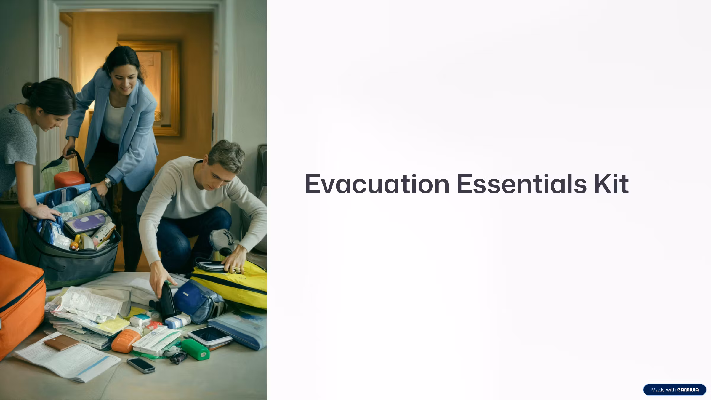 Evacuation Essentials Kit