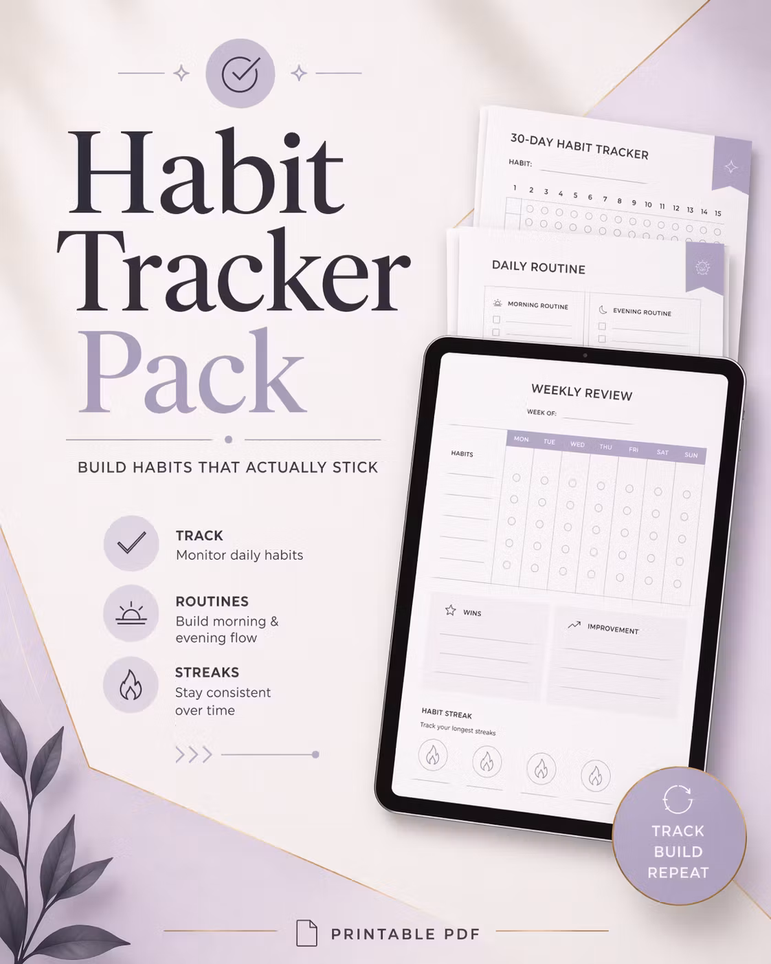 Habit Tracker Pack