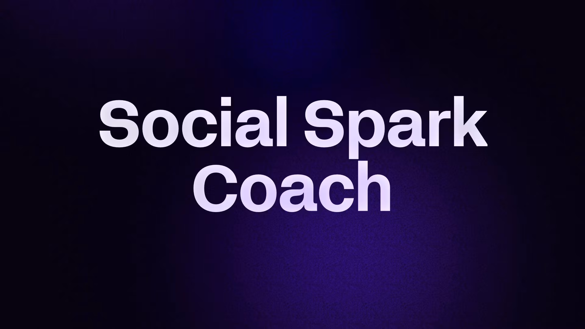 Social Spark Coach