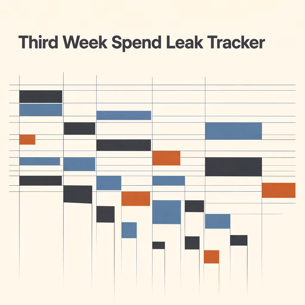 Third Week Money Control Kit