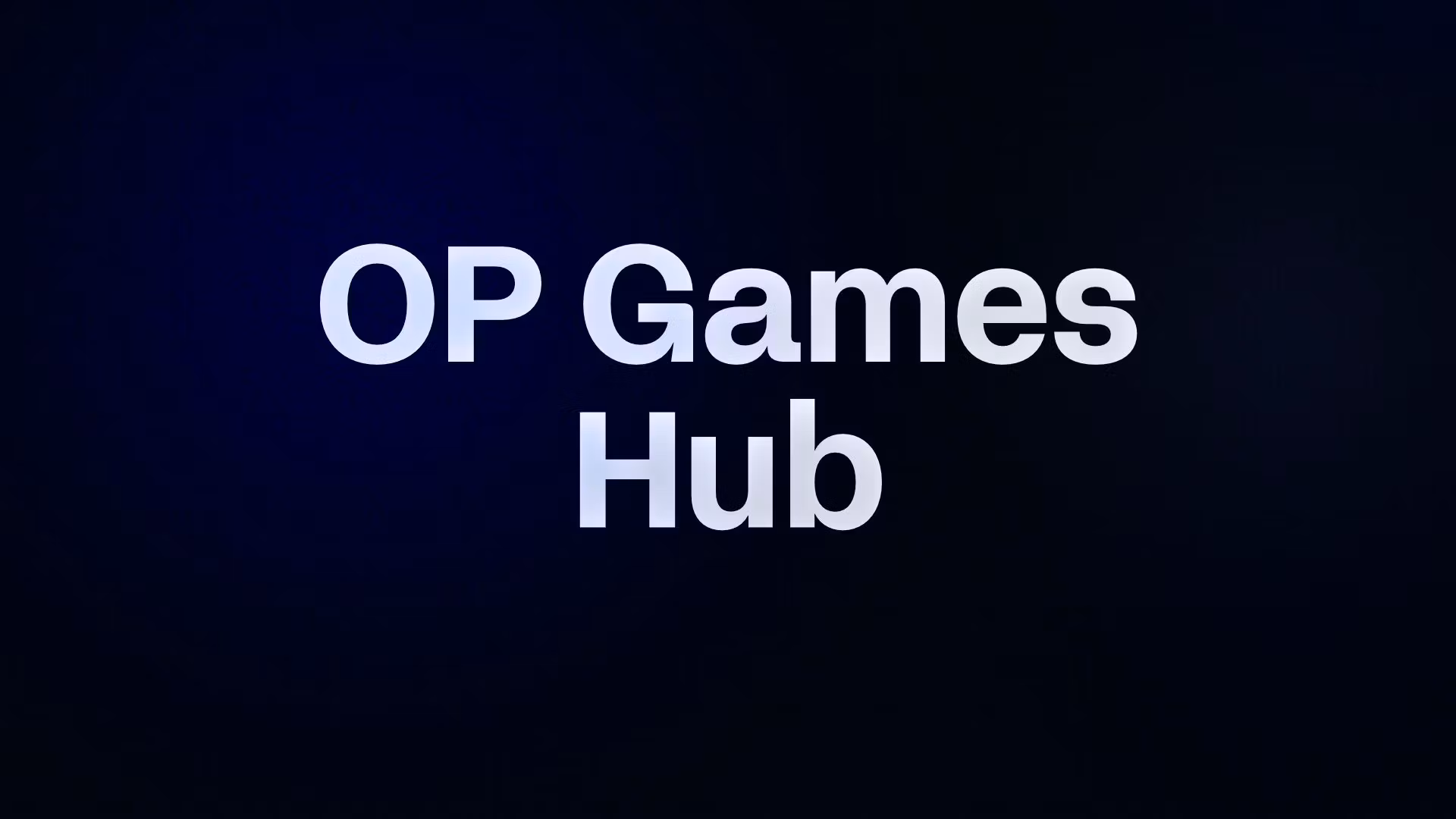 OP Games Hub