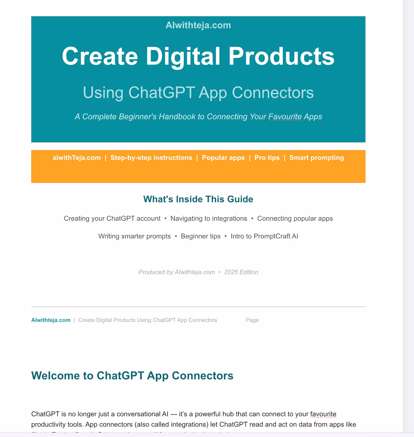 Create Digital Products with Canva + Chat GPT 